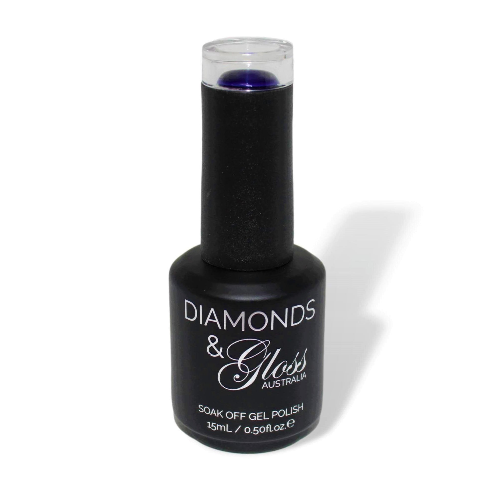 Midnight Blues blue with dark blue shimmer HEMA Free Gel Nail Polish Diamonds & Gloss Australia 15ml Bottle Vegan , Cruelty Free