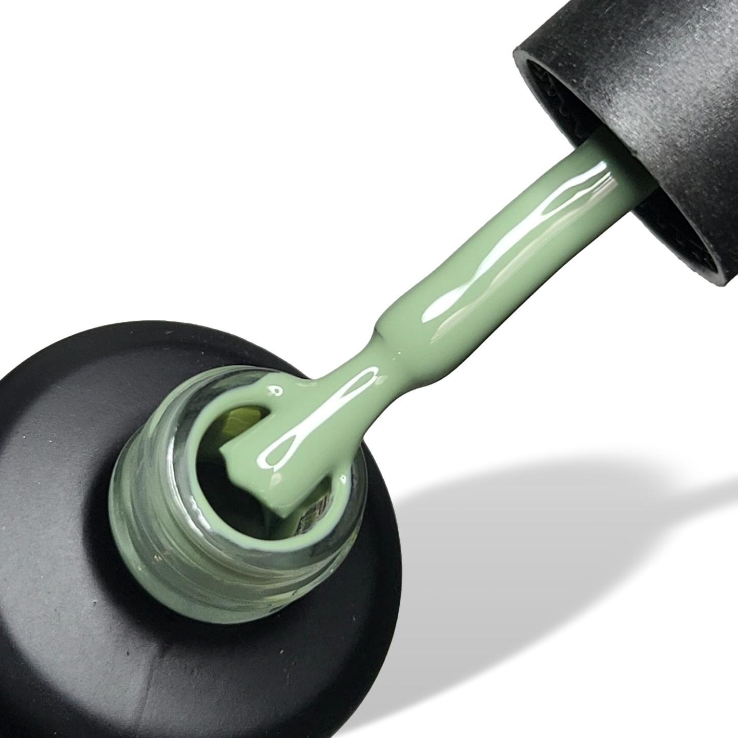 Moss Green Glossy & Matte HEMA Free Gel Nail Polish Swatches