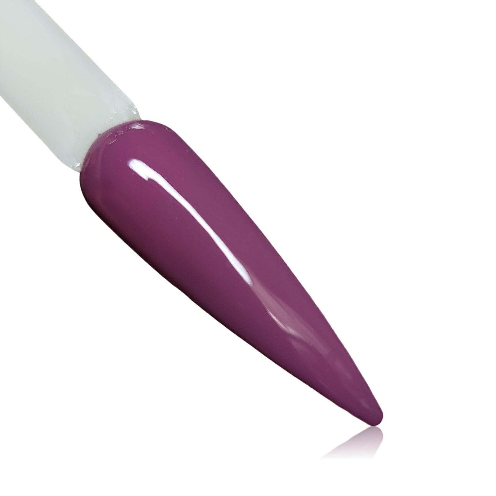 Mulberry Purple HEMA Free Gel Polish on Nail Swatch Stick
