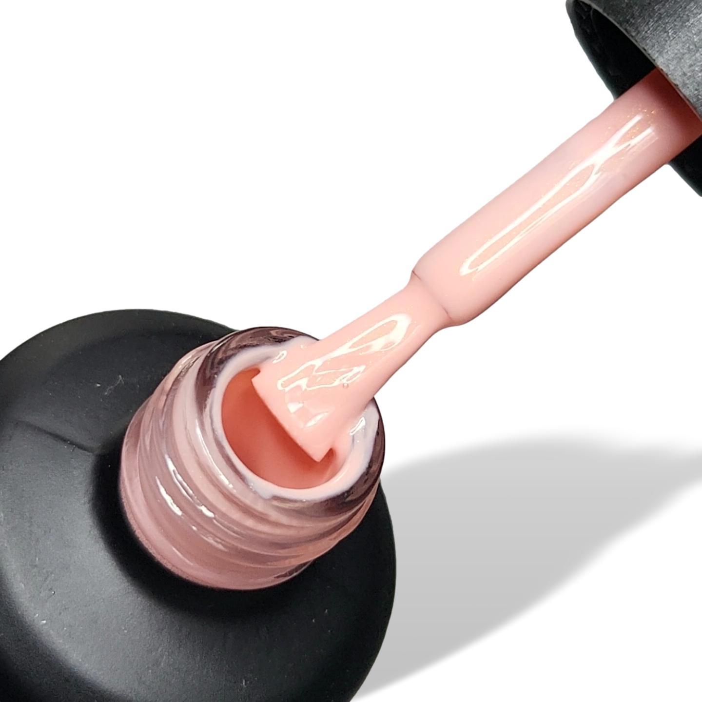 Naked Peach Nude HEMA Free Gel Nail Polish 15ml Bottle & Brush