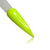 Neon Sunshine Yellow HEMA Free Gel Polish on Nail Swatch Stick