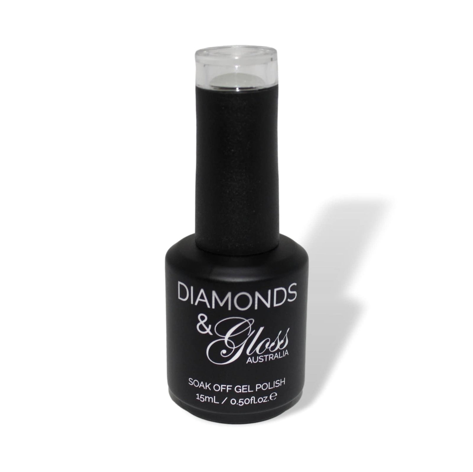 Pearl White HEMA Free Gel Nail Polish Diamonds & Gloss Australia 15ml Bottle Vegan, Cruelty Free