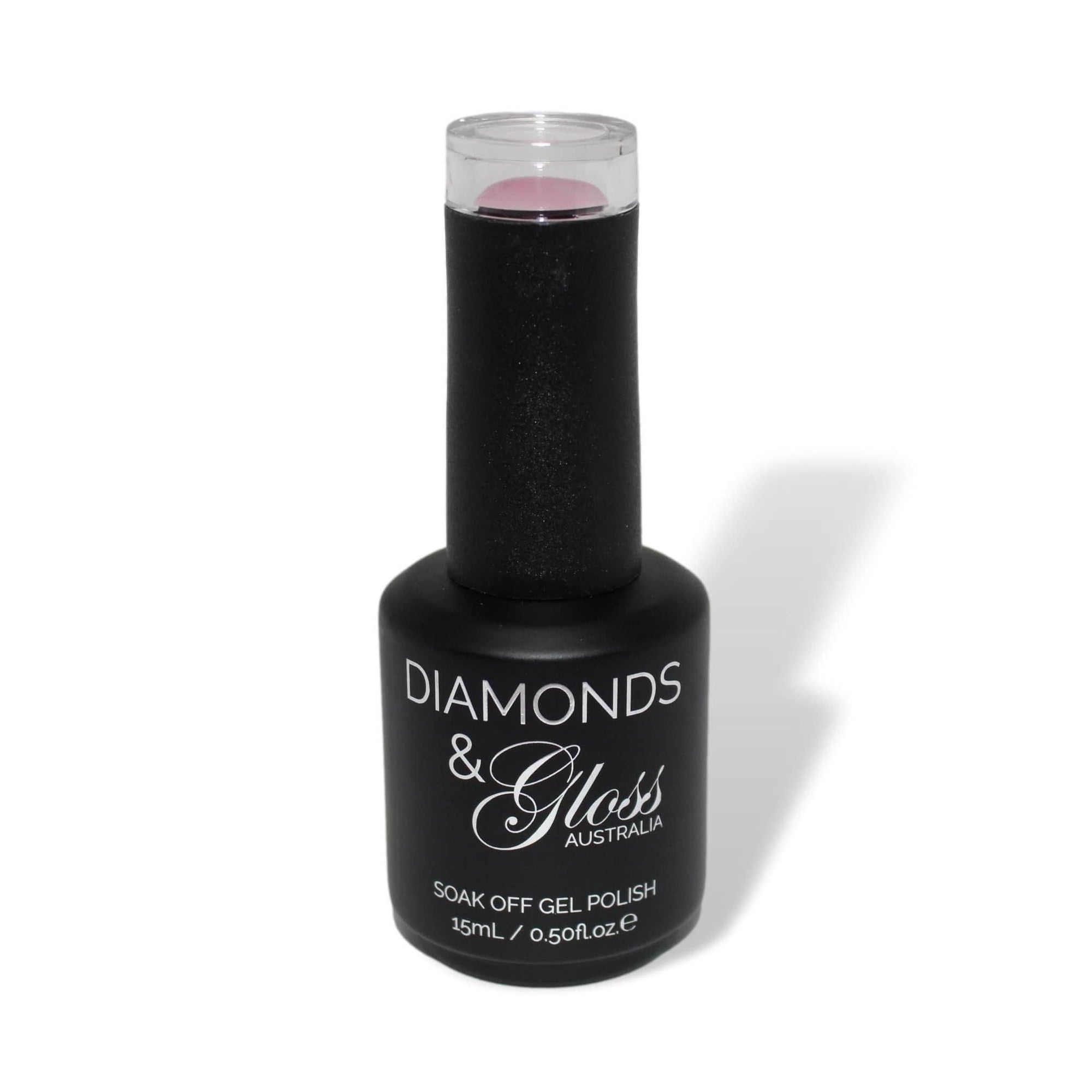 Petals Transparent French Pink HEMA Free Gel Nail Polish Diamonds & Gloss Australia 15ml Bottle Vegan , Cruelty Free