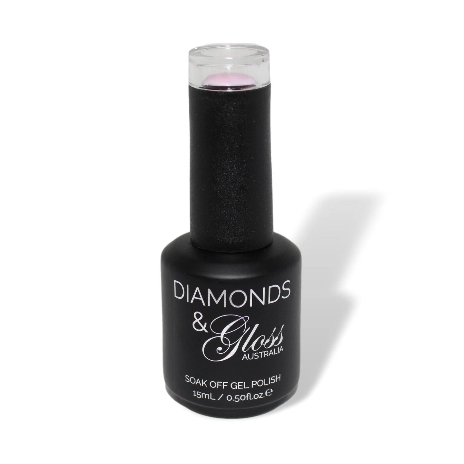 Princess Light Baby Pink Shimmer HEMA Free Gel Nail Polish Diamonds & Gloss Australia 15ml Bottle Vegan , Cruelty Free