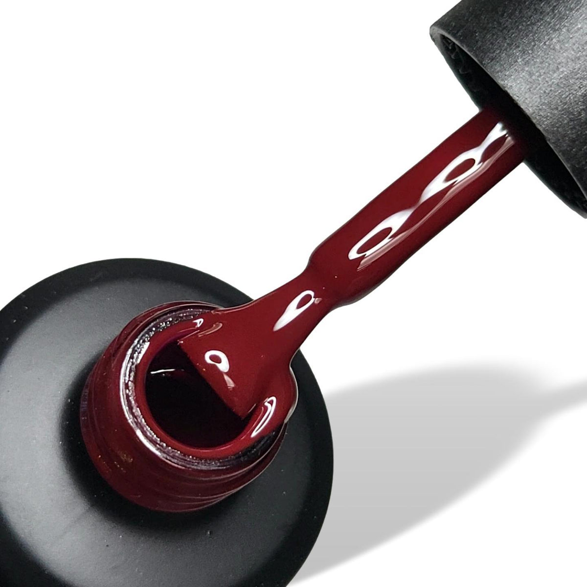 Red Velvet Deep Red Maroon HEMA Free Gel Nail Polish 15ml Bottle & Brush