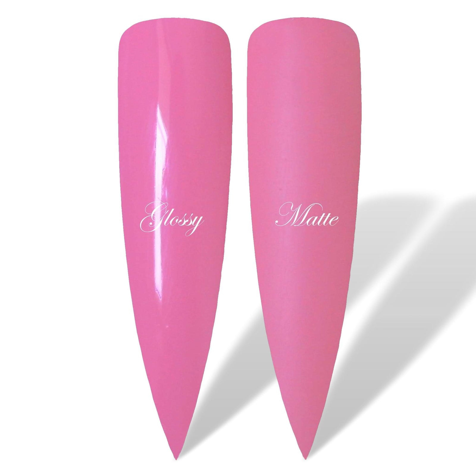 Rose Garden Pink Glossy & Matte HEMA Free Gel Nail Polish Swatches