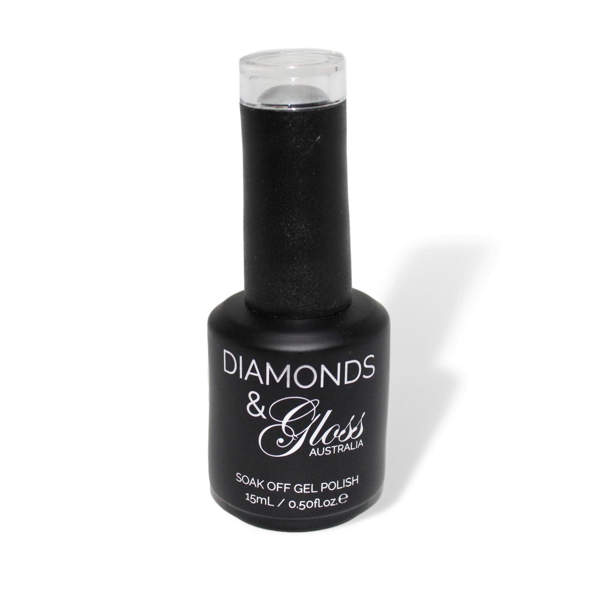 Sliver Lining Metallic HEMA Free Gel Nail Polish Diamonds & Gloss Australia 15ml Bottle Vegan, Cruelty Free