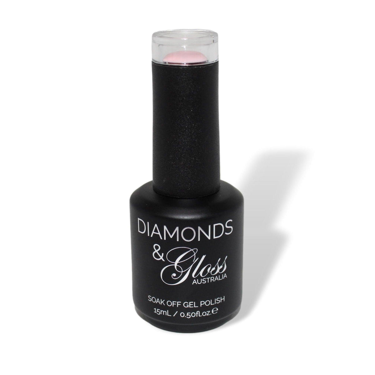 Sweet Baby Light Pink HEMA Free Gel Nail Polish Diamonds & Gloss Australia 15ml Bottle Vegan , Cruelty Free