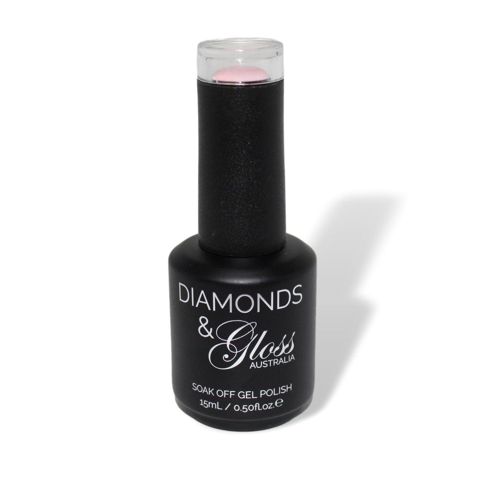 Sweet Baby Light Pink HEMA Free Gel Nail Polish Diamonds & Gloss Australia 15ml Bottle Vegan , Cruelty Free
