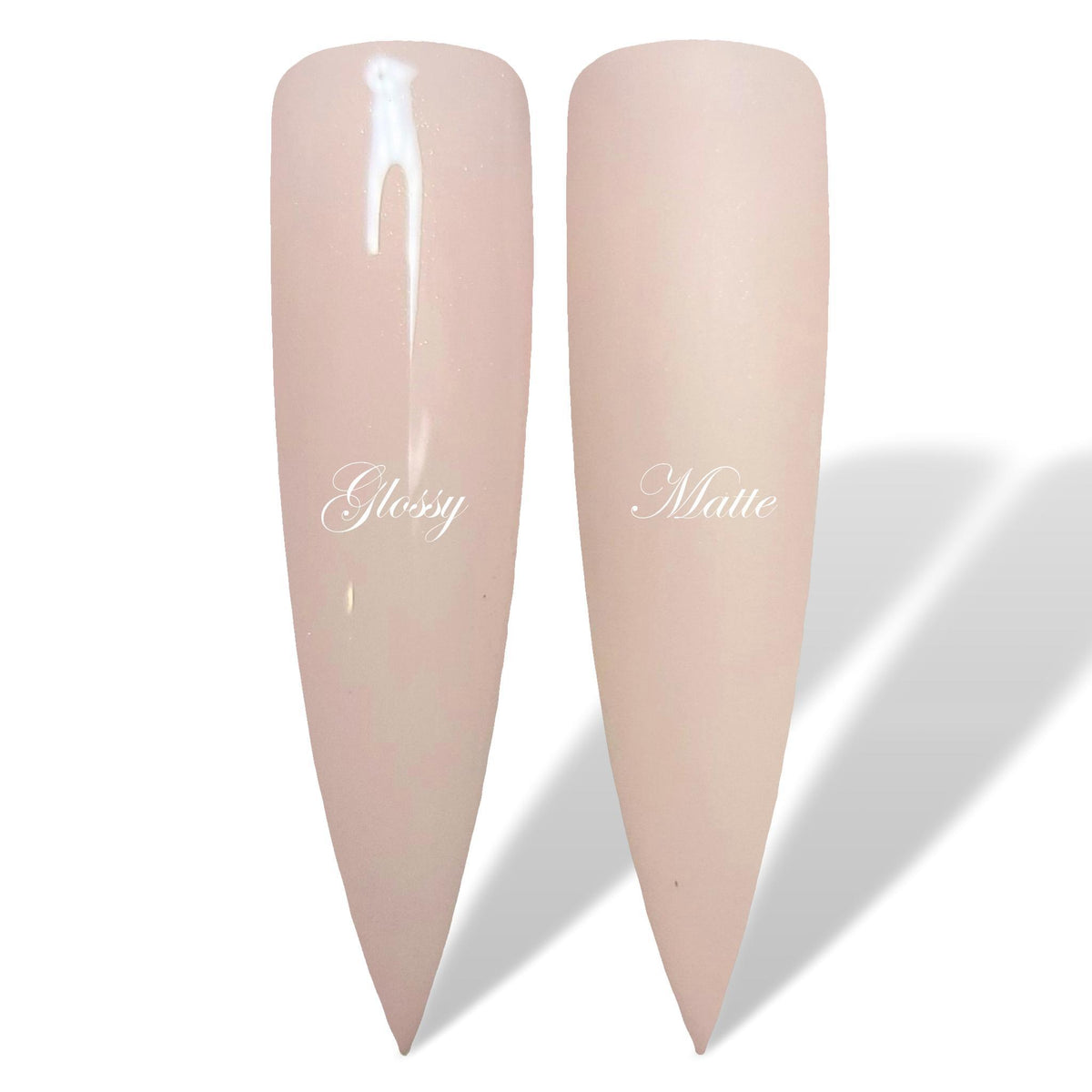 Vanilla Nude Glossy &amp; Matte HEMA Free Gel Nail Polish Swatches 