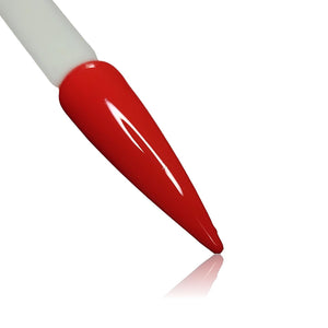 Vixen Red  HEMA Free Gel Polish on Nail Swatch Stick 