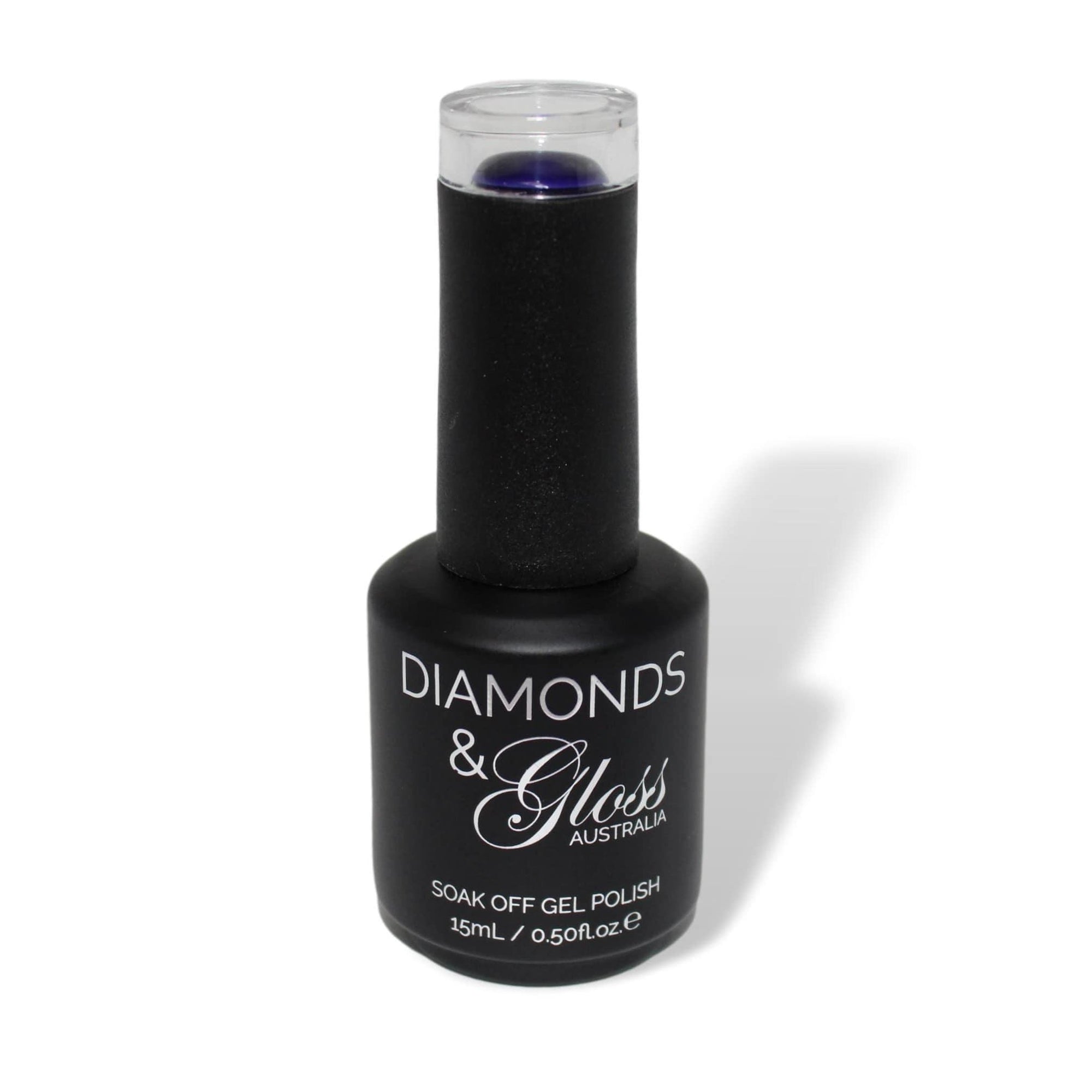 Your Majesty Dark Blue HEMA Free Gel Nail Polish Diamonds & Gloss Australia 15ml Bottle Vegan , Cruelty Free