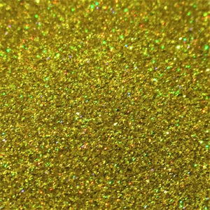 Yellow Holographic Glitter Rainbow Sparkles
